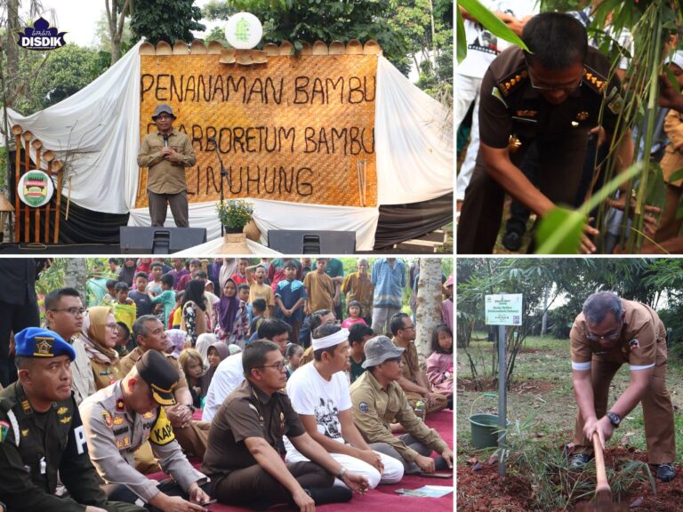 Penanaman bambu bersama masyarakat